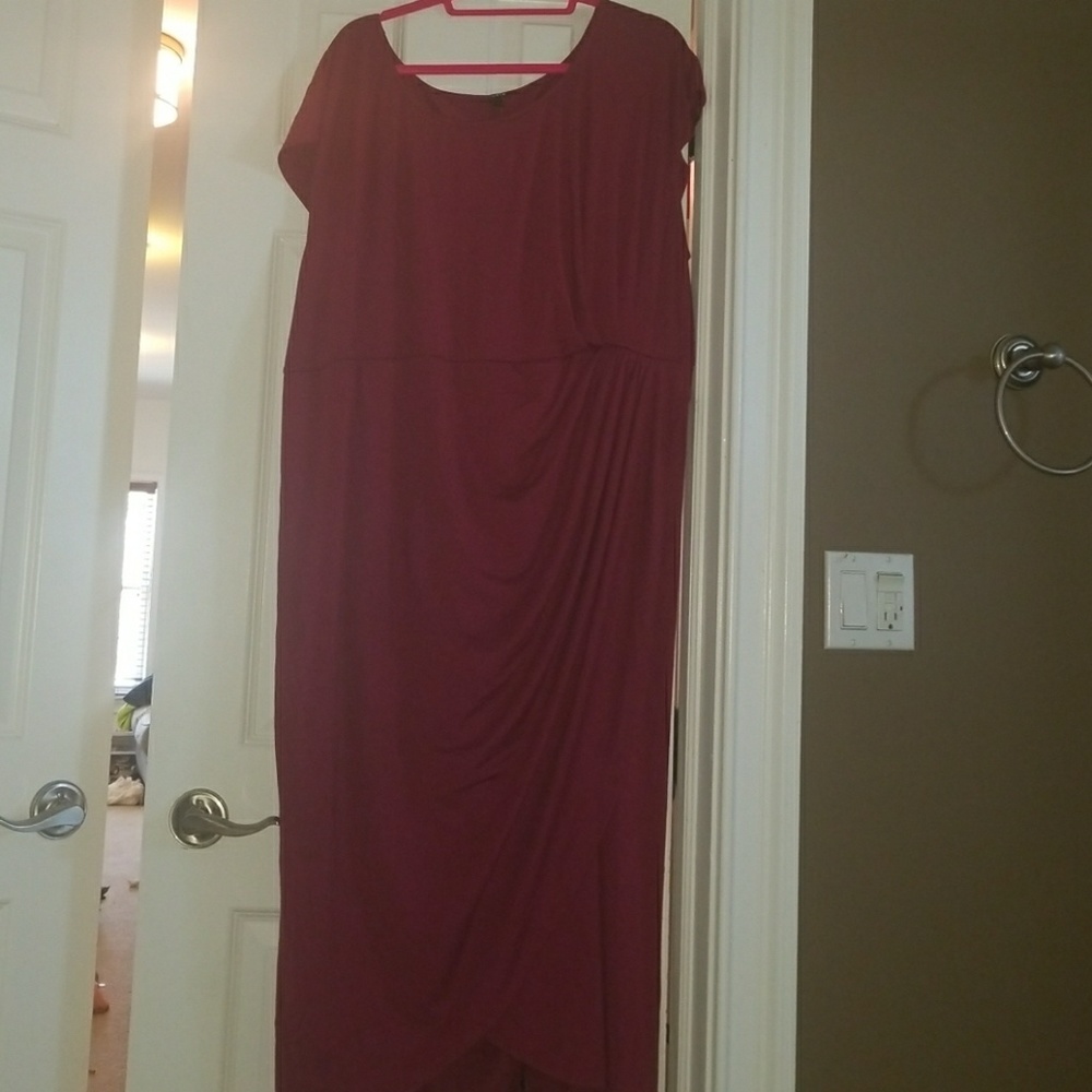 Brick Red Daytime Dress